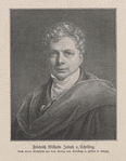 Friedrich Wilhelm Joseph von Schelling. Nach einem Stahlstich aus dem Verlag von Breitkipf u. Härtel in Leipzig.