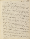 My dearest Mother, This morning I took... Mar. 23, [1834].
Letter copied by EPP.