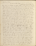 My dearest Parentage, Yesterday and to day... Apr. 7, 1834.
Letter copied by EPP.