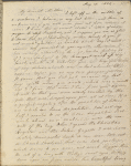 My dearest Mother, I left off in... May 16, 1834. Letter copied by EPP.