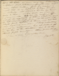 My dearest Mother, When the Doctor... ALS. Jul. 2, 1834. 