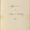 Appendix: Mary Tyler Peabody's letters. Title page.