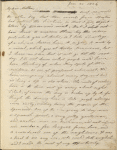 My dear Mother, Mr [James Burroughs]... Jan. 21, 1834. Letter copied by EPP.