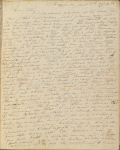 Dear Mother, I fully intended... ALS. Mar. 18, 1834, & last part copied by EPP.