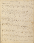 Dearest Mother, Just after I closed... ALS. Jul. 21, 1834. 