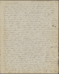 My dearest Mother, I left you with... ALS. Nov. 29, 1834. 