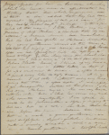 My dearest Mother, I left you with... ALS. Nov. 29, 1834. 