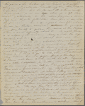 My dearest Mother - the dearest mother in the world, This morning I stepped... ALS. Dec. 15, 1834. 