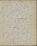 My dearest Mother - the dearest mother in the world, This morning I stepped... ALS. Dec. 15, 1834. 