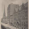Trinity Church. Real Estate Exchange. Brooklyn Library