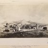 Blackfeet Indians -- Three Buttes from drawing in Steven's Railway Survey - 1885