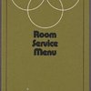 Room service menu, Hotel Okura