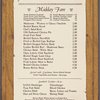 Midday fare menu, Yankee Pedlar Inn
