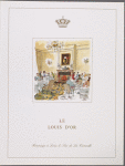 Daily menu, Le Louis D'or at Hotel de La Tremoille