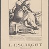 Daily menu, L'Escargot Restaurant