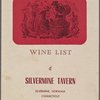 Silvermine Tavern wine list