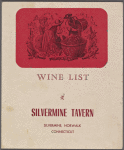 Silvermine Tavern wine list