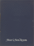 Dinner menu, Star of the Sea Room