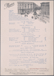 Lunch menu, Restaurant Lucas Carton