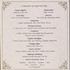 Afternoon tea menu, The Helmsley Palace at The Gold Room