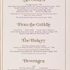Breakfast menu, The Helmsley Palace at The Hunt Room