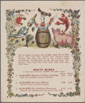 Silvermine Tavern wine list