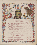 Silvermine Tavern wine list