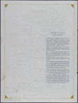 Dinner menu, Star of the Sea Room