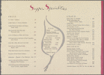 Supper menu, Cafe Carlyle