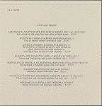 Menu, Unknown restaurant