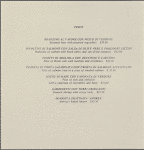 Menu, Unknown restaurant