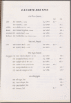 Room service menu, Hotel Drei Konige am Rhein
