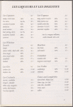 Room service menu, Hotel Drei Konige am Rhein