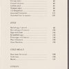 Breakfast menu, Hotel Ritz