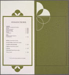 Room service menu, Hotel Okura