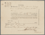 Receipt for payment of an assessment for filing lots and building on 25th Street (Madison Square Park)