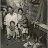 Rural Puerto Rican family of six, 1950s