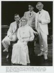 Kevin Spacey, Bethel Leslie, Peter Gallagher, and Jack Lemmon in publicity photograph for the stage production Long Day's Journey Into Night, Broadhurst Theatre
