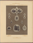 Emerald sevigné, ear-rings, two pendants, brooch, pendant, and locket
