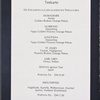 Afternoon tea menu, Hotel Vier Jahreszeiten