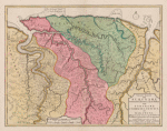 Nieuwe kaart van Suriname : vertonende de stromen en land-streken van Suriname, Comowini, Cottica, en Marawini 