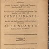 The decree in the case of Solomon De Medina