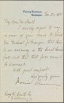 Correspondence with Daniel Manning