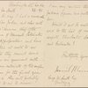 Correspondence with Daniel Manning