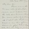 Correspondence with Manton Marble