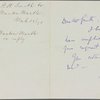 Correspondence with Manton Marble