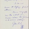 Correspondence with Manton Marble