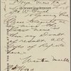 Correspondence with Manton Marble