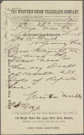 Correspondence with Manton Marble