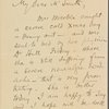 Correspondence with Manton Marble